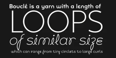Boucle 2 Font Family