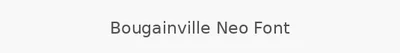 Bougainville Neo Font