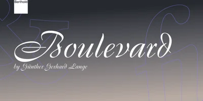 Boulevard Font