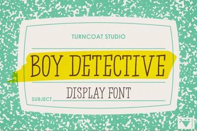 Boy Detective Font
