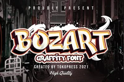 BOZART - Graffiti font