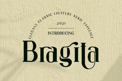 Bragita Ligature Serif Typeface