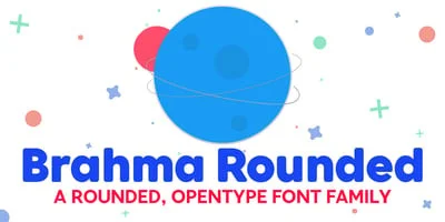Brahma Rounded Font