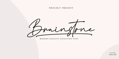 Brainstone Font