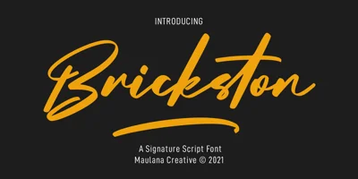 Brickston Font