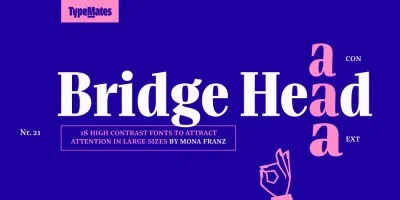 Bridge Head Font