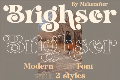 Brighser | Retro Serif Family Free Download