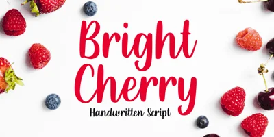 Bright Cherry Font