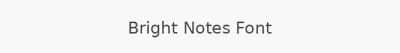 Bright Notes Font