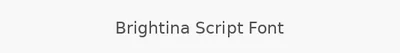 Brightina Script Font