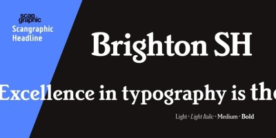 Brighton SH Font