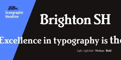 Brighton SH Font