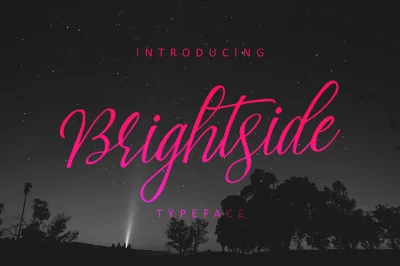 Brightside Typeface Font