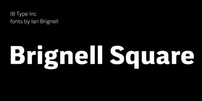Brignell Square Font
