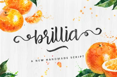 Brillia Script Font