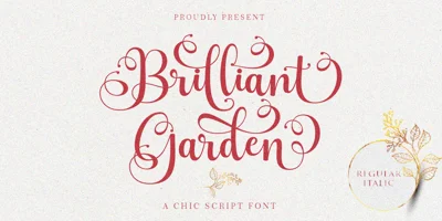 Brilliant Garden Font