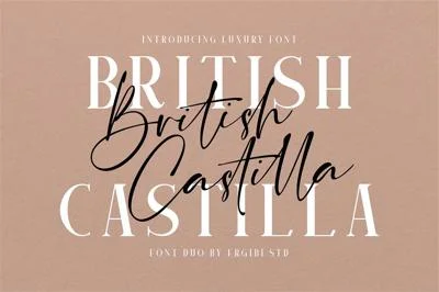 British Castilla - Luxury Font Duo
