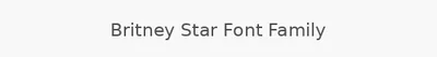Britney Star Font Family