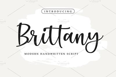 Brittany - Handwritten Script Font Free Download