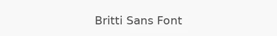 Britti Sans Font