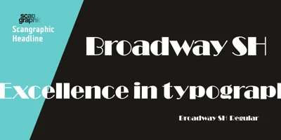 Broadway SH Font
