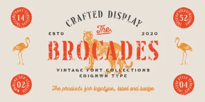 Brocades Font