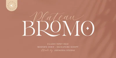 Bromo Plateau Font