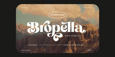 Bropella Font