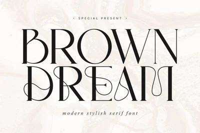Brown Dream - Modern Stylish Serif Font