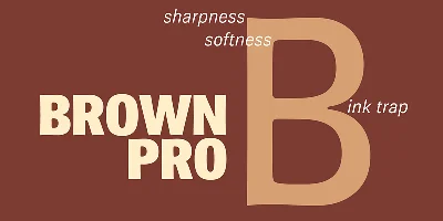 Brown Pro Font
