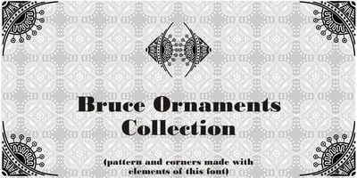 Bruce Ornaments Collection Font