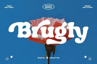 Brugty - Thick Display Fonts