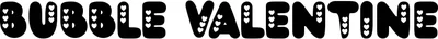 Bubble Valentine Font