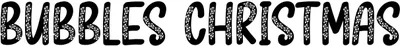 Bubbles Christmas 2 Font