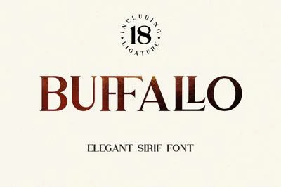 Buffallo - Serif Font