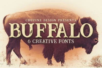 Buffalo Typeface Font