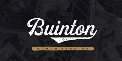 Buinton Rough Font