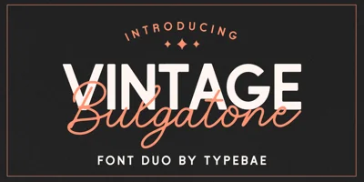 Bulgatone Font