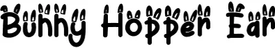 Bunny Hopper Ear Font