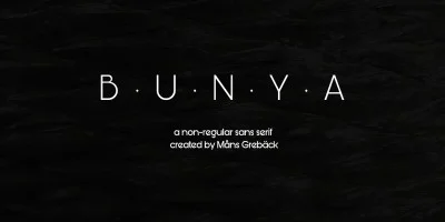 Bunya Complete Family Font