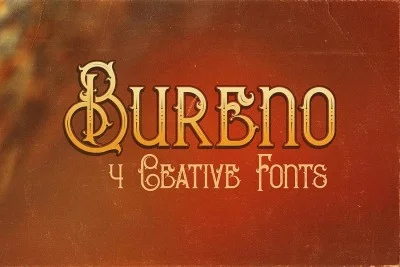 Bureno - Decorative Font