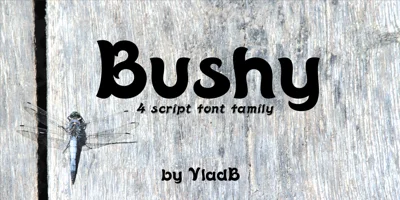 Bushy Font