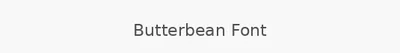Butterbean Font