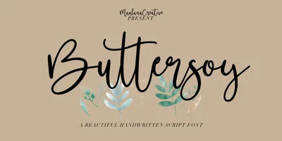 Buttersoy Font