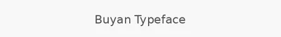 Buyan Typeface
