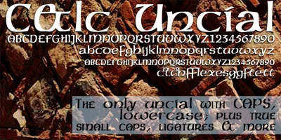 C&lc Uncial Pro Font