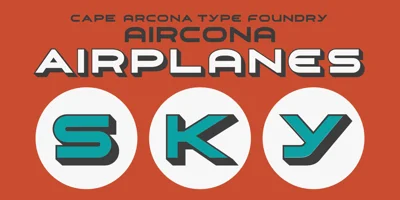 CA Aircona Font
