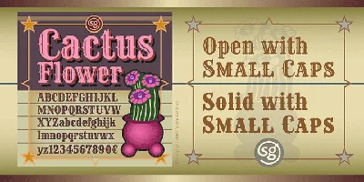 Cactus Flower SG Font