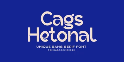 Cags Hetonal Font