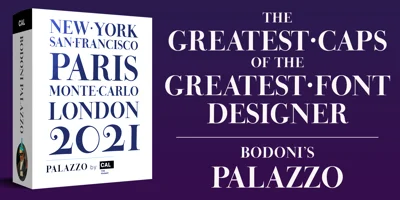 CAL Bodoni Palazzo Font